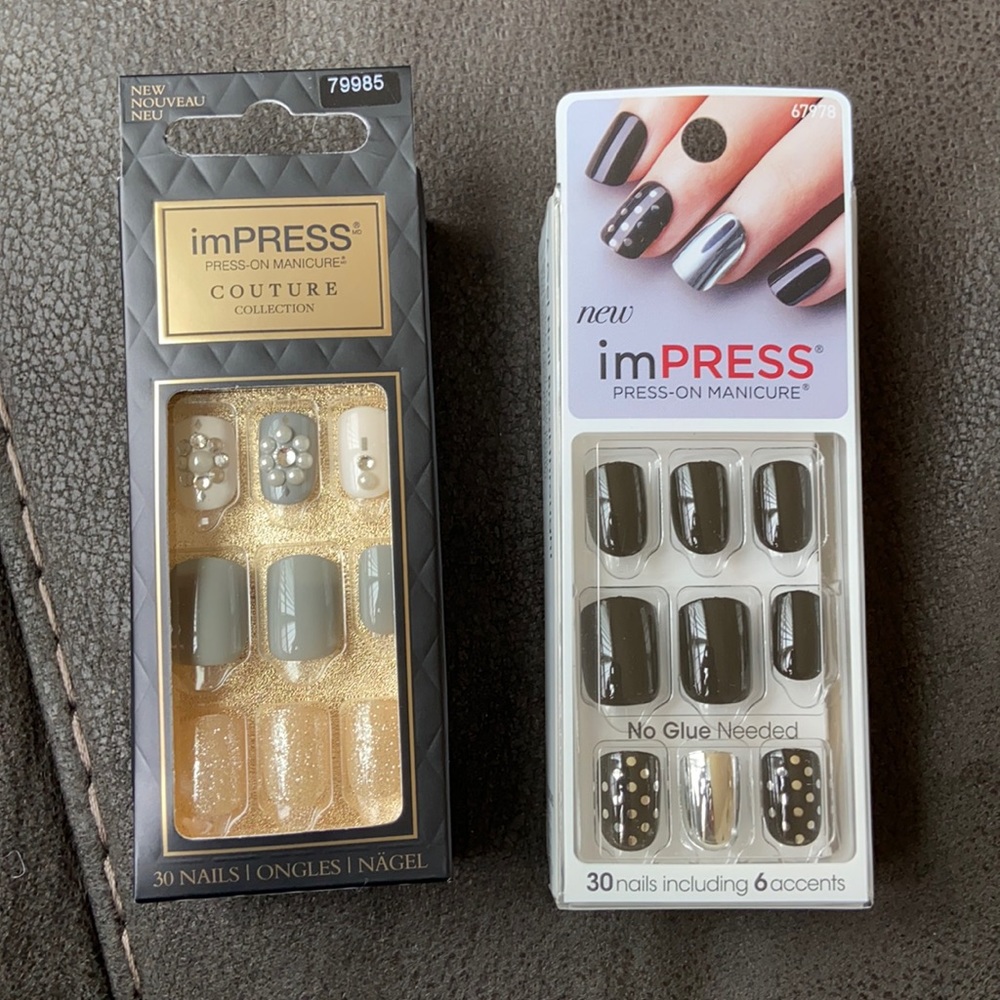 NWT Kiss Impress Nails Duo